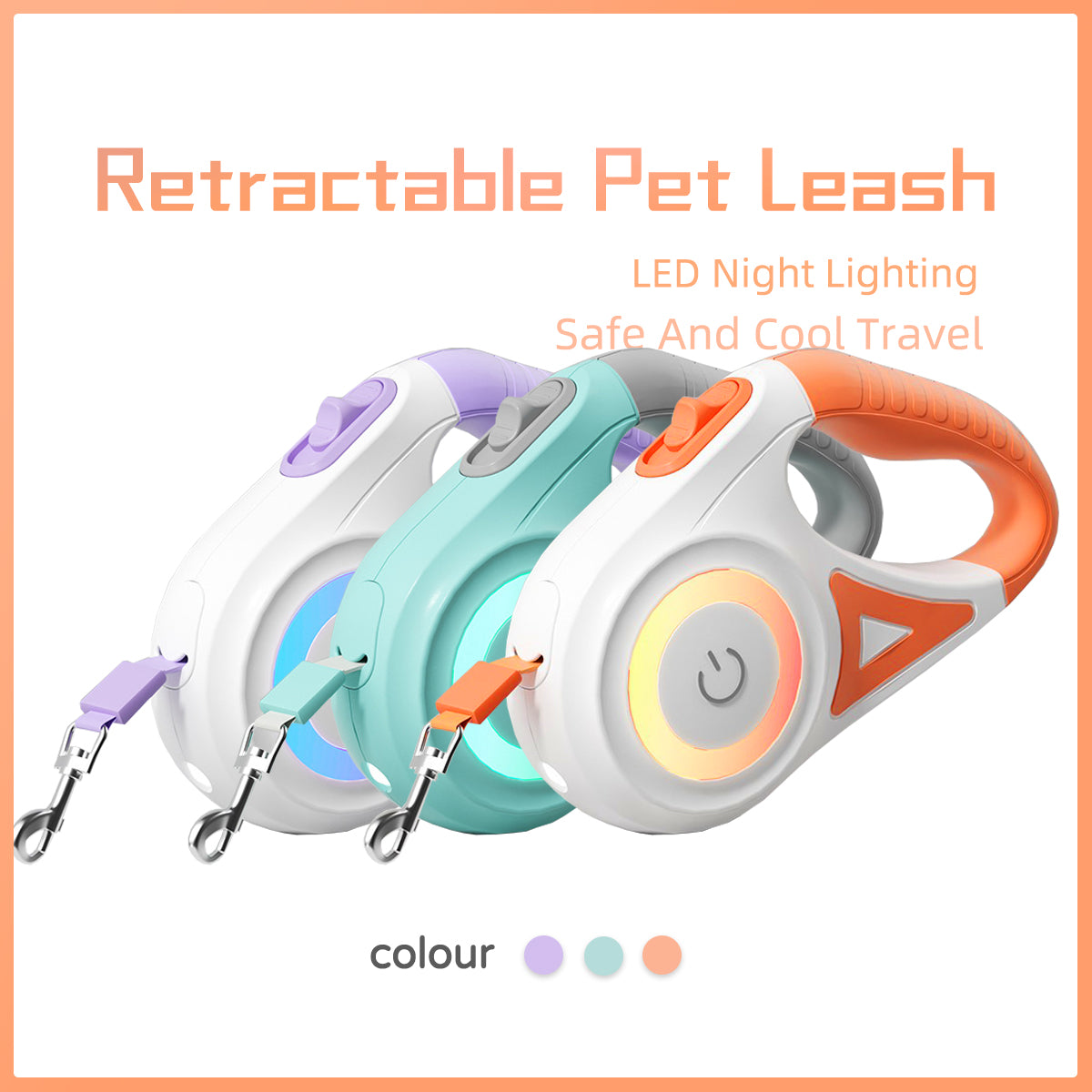 Fantastic Dog Leash With Built In Spotlight For Extra Safety