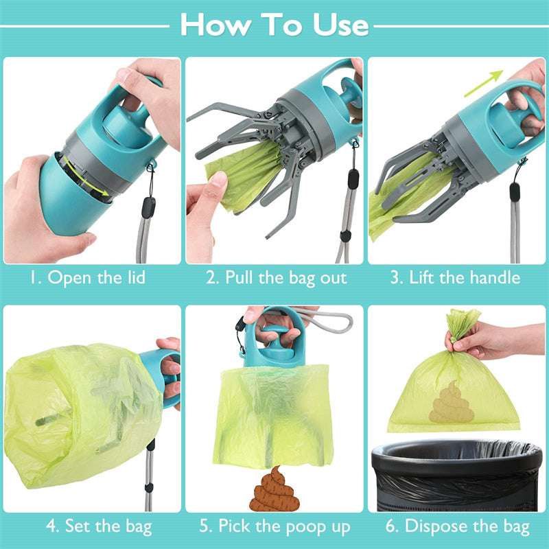 Portable Lightweight Dog Waste Scooper To Prevent Discomforts