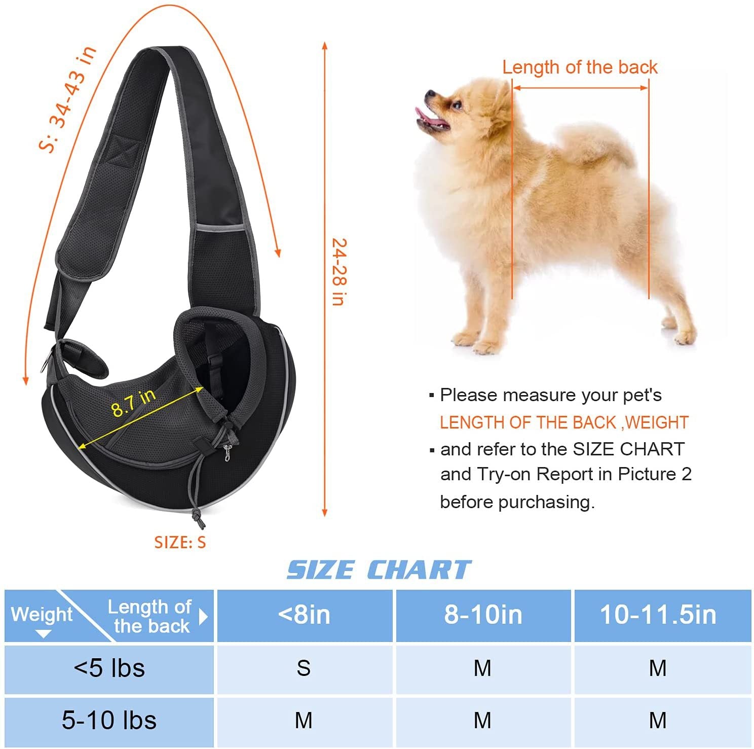 Pet Bag For Carrying Small Dogs